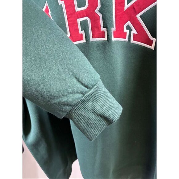 PARKE NWT Varsity Mock neck in Forest Maroon Size XXL - Picture 5 of 13